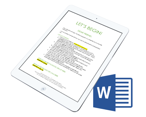 127 Graphic of email on ipad + microsoft word icon 600px
